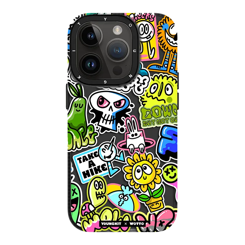 YOUNGKIT X WOTTO Slim Thin Matte Anti-Scratch Back Shockproof Cover Case